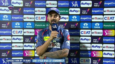 M64: DC vs LSG – K L Rahul Interview