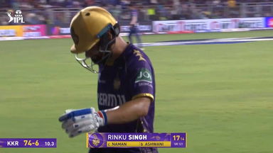 IPL 2025 M12: MI vs KKR - Rinku Singh Wicket