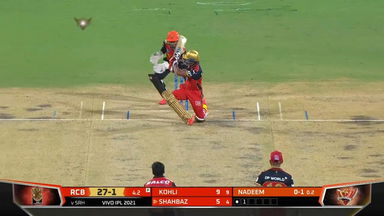 M05: SRH vs RCB – Shahbaz Ahmed Six