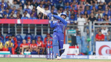 Tilak Varma leads MI's chase with tremendous 56(29)