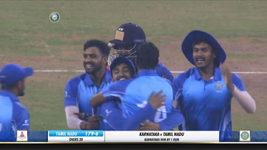 Nerves of steel - Relive the last over thriller