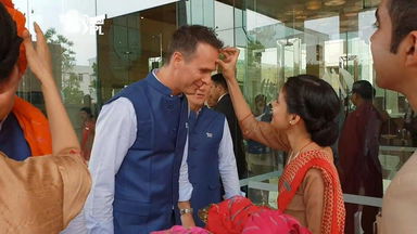 Behind the scenes with Michael Vaughan