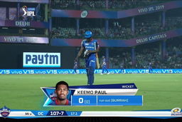 M34: DC vs MI – Keemo Paul Wicket
