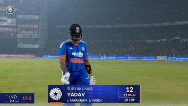IND vs SA 2025, 1st T20I: Suryakumar Yadav Wicket
