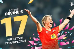 All 17 Wickets of Sophie Devine in TATA WPL 2026