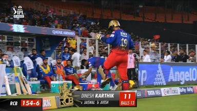 Eliminator: RR vs RCB – Dinesh Karthik Wicket