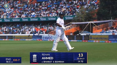 IND vs ENG 2024, 1ST Test: Rehan Ahmed Wicket