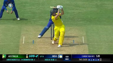 IND vs AUS 2023, 1ST ODI: Mitchell Marsh Six