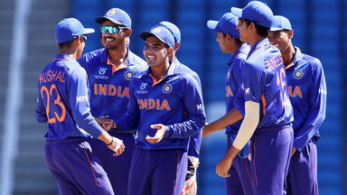 Highlights: India thump Uganda by 326 runs to top Group B in U19 WC
