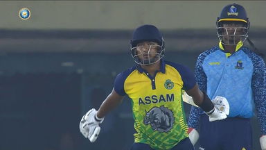 SMAT 2023 PQF 2: Bishal Roy's composed knock of 45*(36)