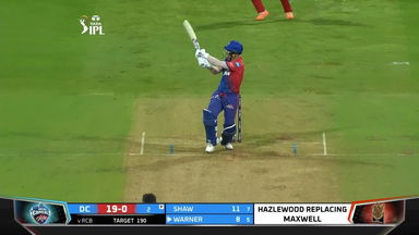 M27: DC vs RCB – David Warner Six