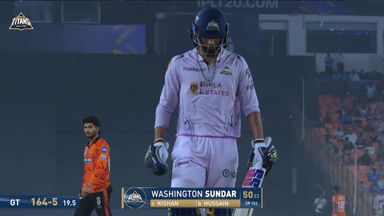 IPL 2026 M56: GT vs SRH - Washington Sundar Wicket