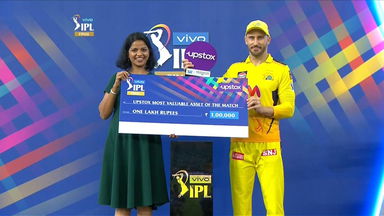 Final: CSK vs KKR  – Upstox most valuable Asset of the match –  Faf du Plessis