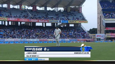 IND vs SA 2019, 3rd Test, Day 2: Dean Elgar Wicket