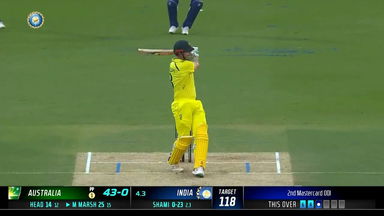 IND vs AUS 2023, 2ND ODI: Mitchell Marsh Six