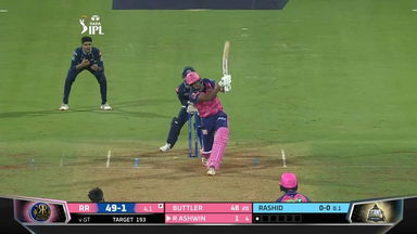 M24: RR vs GT – Ravichandran Ashwin Six