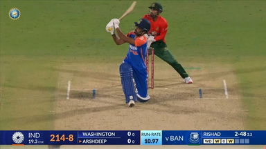 IND vs BAN 2024, 2nd T20I: Arshdeep Singh Six