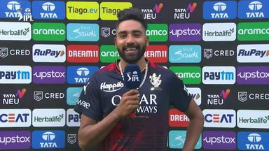M05: RCB vs MI –  Mohammed Siraj Interview