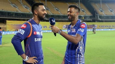 Pandya brothers relive Mumbai Indians' victory at Chepauk