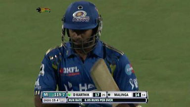 Match 45 PWI vs MI – Malinga's Wicket