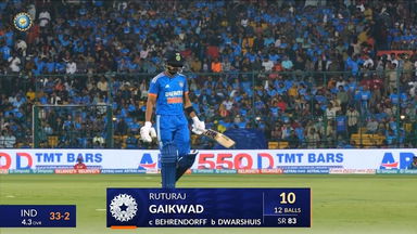IND vs AUS 2023-24, 5TH T20I: Ruturaj Gaikwad Wicket