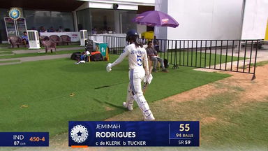 IND-W vs SA-W 2024, 1st Test: Jemimah Rodrigues Wicket