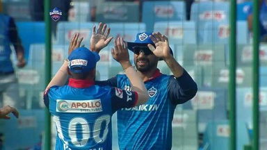 M53: DC vs RR – Fall of Wickets