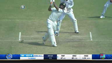 IND vs WI, 2018 - 1st Test: Super sixes, IND 1st Innings