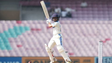 Shubha Satheesh's first four on debut