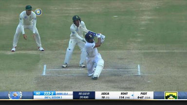 IND vs SA 2019, 1st Test, Day 4: Rohit Sharma Six