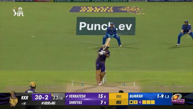 M60: KKR vs MI – Venkatesh Iyer Six