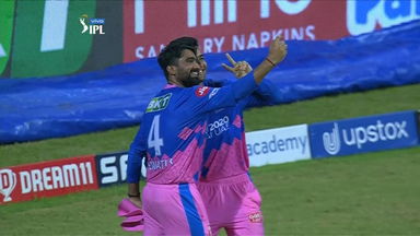 M18: RR vs KKR  – Fall of Wickets