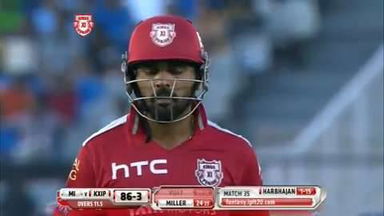 M35: KXIP vs MI – Murali Vijay Wicket