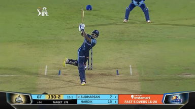 M51: GT vs MI – Sai Sudharsan Six
