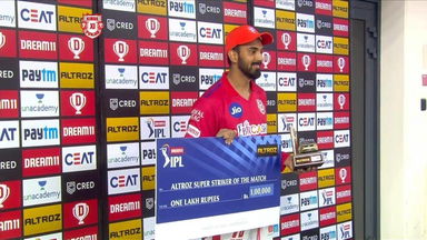 M06: KXIP vs RCB – Altroz Super Striker of the Match – KL Rahul