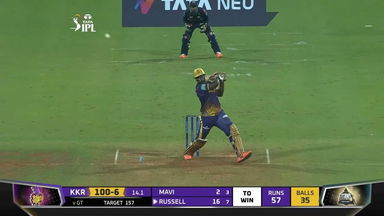M35: KKR vs GT – Andre Russell Six