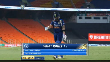 IND vs ENG 2021, 4th T20I : Virat Kohli Wicket