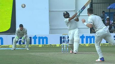 India vs NZ 2016, 3rd Test day 2: Rohit Sharma six