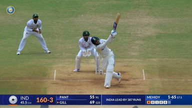 IND vs BAN 2024, 1ST Test: Shubman Gill Six