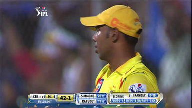 M33: MI vs CSK –  Ambati Rayudu Six