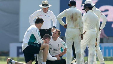 Bhuvneshwar's blob from the deep floors umpire Paul Reiffel