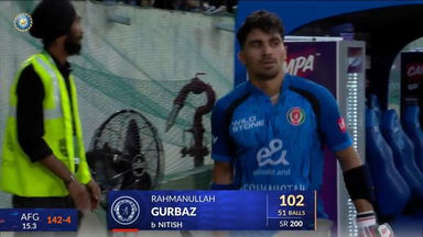 IND vs AFG 2026, 1st ODI: Rahmanullah Gurbaz Wicket