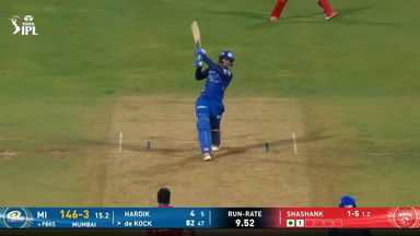 IPL 2026 M24: MI vs PBKS - Quinton De Kock Six