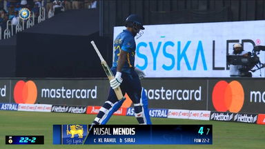 IND vs SL 2023, 3RD ODI: Kusal Mendis  Wicket