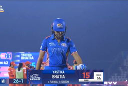 Wicket: Eliminator, Mumbai Indians vs Gujarat Giants, WPL 2025: Yastika Bhatia Wicket