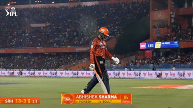 IPL 2025 M41: SRH vs MI - Abhishek Sharma Wicket