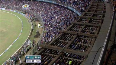 Match 12 MI vs RR – Harbhajan's 1st Six