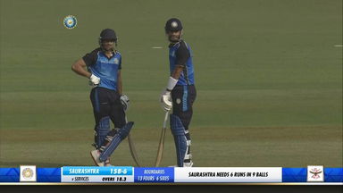 Vishvarajsinh Jadeja's 10-23-run cameo
