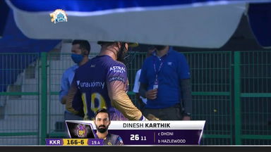 M38: CSK vs KKR – Dinesh Karthik Wicket