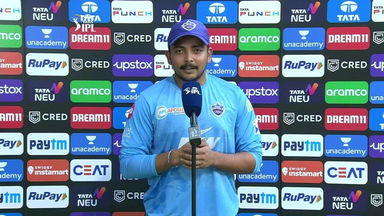 M34: DC vs RR – Prithvi Shaw Interview